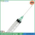 disposable plastic auto disable syringe